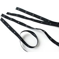 日本紐釦貿易 NBK サイズタグ M 9mm巾 黒 徳用500枚分 TME-MB-500　500枚入り（直送品）