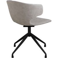 【軒先渡し】東馬 アーマー ラウンドチェア グレイ 54671450 1脚（直送品）