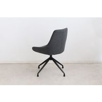 【軒先渡し】東馬 ファーブ ラウンドチェア チャコールグレイ 54675830 1脚（直送品）