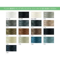 フジックス FUJIX(フジックス)　キングポリエステルミシン糸 工業用 普通地用 50番/3000m col.60 FK4185-60（直送品）