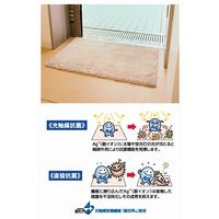 テラモト Ag＋快適バスマット　60×90cm　MR-148-140　ブラウン　1枚（直送品）