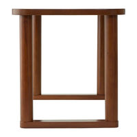 シーズ かに座PLUS パーソナルテーブル ロータイフ KP-600DB ダークブラウン 1台（直送品）