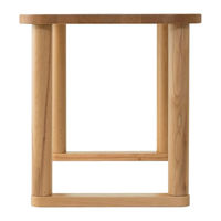 シーズ かに座PLUS パーソナルテーブル ロータイフ KP-600NA ナチュラル 1台（直送品）