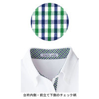 ボンマックス レディス吸水速乾ポロシャツ(チェック)　FB4017L-15　ホワイト　S　1枚（直送品）