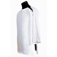 ウエル 男女兼用脇開き肌着　7分袖　W-12　白　M 4544354116018 1枚（直送品）