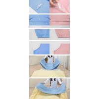 富士パックス販売 掛け布団衿カバー　(ずれにくいクリップ5個付)　ブルー 4560333930376 1枚（直送品）