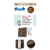 ケアファッション おしりスルッとパンツ デイリーカチオン　97642-13　ブラック　LL 4580604042386 1枚（直送品）