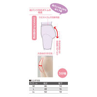 ケアファッション 紙パンツ対応3分長ボトム 89278-02 ピーチ L 4580604054938 1枚（直送品）