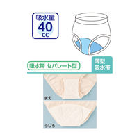 ケアファッション 安心快適ショーツ(2枚組) 01848-14 ラベンダー S 4580604055713 1組（直送品）