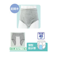 ケアファッション 安心快適ブリーフ(2枚組) 38907-03 ホワイト LL 4580604059421 1組（直送品）