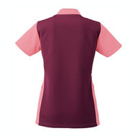 フォーク レディスジップスクラブ 7038SC ピンク×BG S 4589989534837 1枚　スクラブ（直送品）