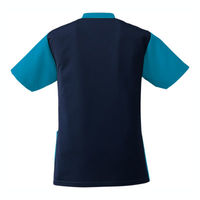 フォーク ニット付プルオーバージャケット 7037SC ターコイズ×NV L 4589989535483 1枚　スクラブ（直送品）