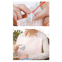 お食事エプロン　のびるクリップ　403783　ピンク 4956994400554 1個 フットマーク（直送品）