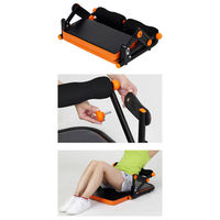 アルインコ らくらく腹筋　イージーリフト　スリム　EXG056D　黒×オレンジ 4969182509939 1台（直送品）