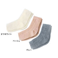 神戸生絲 ひざあて（毛混）　2枚組　フリーサイズ　8050　グレー 4971751028130 1組（直送品）