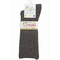 神戸生絲 ふくらはぎ楽らくソックス(毛混) 紳士用 5980 ミドルグレー 24~27 4971751113669 1足（直送品）