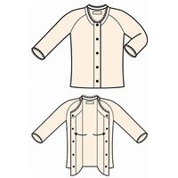 神戸生絲 前開き3分袖ワンタッチ肌着 婦人用 MU-330 LL 4971751401759 1枚 U0168（直送品）