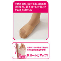 セルヴァン 薄型母趾サポーター 1枚 025532082 24~25.5cm 4985697003533（直送品）