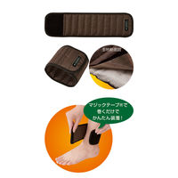 セルヴァン 蓄熱ぽかぽかラップサポーター 足首用 2枚組 044332200 ブラウン 4985697248361 1組(2枚)（直送品）