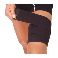 スピードラップ　ひざ・太もも兼用　D-98　ブラック 4985972066031 1個 D&M（直送品）