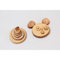 新日本造形 木の輪切りアソートセット 約500g 312-758 3個（直送品）