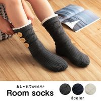 イケヒコ・コーポレーション SOX-206 GY 22.5~24.5cm 1260120131505 1足（直送品）
