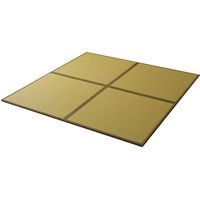 イケヒコ スカッシュ 置き畳 幅670×奥行670×高さ17mm ベージュ 1110460020604 1セット(4枚入)（直送品）