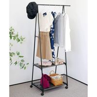 トレードワン シンプルハンガーラック2段 30693 1セット(5個)（直送品）