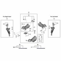 シマノ Y0CN98010 STーR2000 メインレバーユニット 左 1個（直送品）