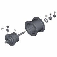 シマノ Y29P98020 DHーC6000ー2R 内部組 140 シルバー 1個（直送品）