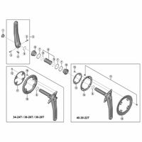 シマノ Y1WC98020 FCーM6000 40TーAN 1個（直送品）