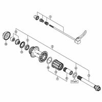 シマノ Y3CZ98040 フリーホイール部組立品 (カセット取付ボルト付) 1個（直送品）