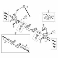シマノ BR-CX70 シューホルダーユニット （S:M5×20.15mm） Y8K498110 1.（直送品）