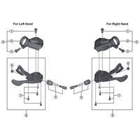 シマノ Y01U98010 SLーM9000 カバー右 1個（直送品）