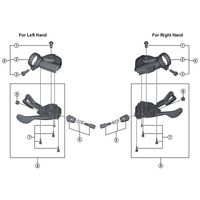 シマノ Y01V98020 SLーM9000 レバーユニット 左 1個（直送品）