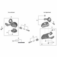シマノ Y0GT98010 SLーM8100 シフティングレバーユニット(右用) 1個（直送品）