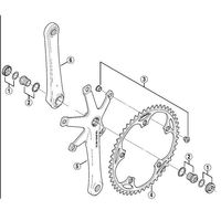 シマノ Y16S49001 チェーンリング 49T (1/2’×1/8’) NJS 1個（直送品）