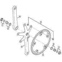 シマノ Y16S52001 チェーンリング 52T (1/2’×1/8’) NJS 1個（直送品）