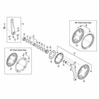シマノ Y1MP98020 FCーM670/T781/T780/T671 チェーンリング 36T 1個（直送品）
