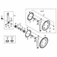 シマノ Y1P498060 FCー6800 ダブル/11S チェーンリング 50TーMA 1枚（直送品）