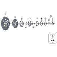 シマノ Y1RK98040 CSーM8000 ギアユニット 31ー35ー40 1個（直送品）