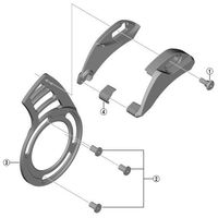 シマノ Y1VV00009 SMーCDE80 バックプレートプレス 1個（直送品）