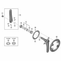 シマノ Y1WV98030FCーR700052TーMTブラック Y1WV98030 1個（直送品）