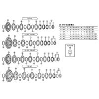 シマノ Y1YX98070 CSー6700 ギアユニット 24ー27ー30T 1個（直送品）