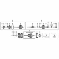 シマノ Y3F198010 SGー3R75ーB 内部組 174mm 1個（直送品）