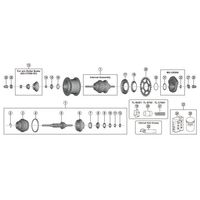 シマノ Y3FD98020 SGーC7050ー5R5V 軸組ユニット 187mm 1個（直送品）