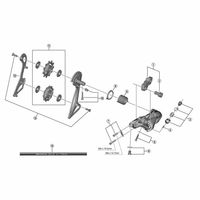 シマノ Y5ZR98070 RDーR9100 右プレート/ボルト 1個（直送品）