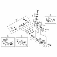 シマノ Y8L398020 R55C4 (BR9010) カートリッジタイプブレーキシューセット 1ペア（直送品）