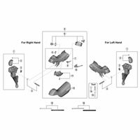 シマノ Y8YZ98092 BCー9000 ポリマーコーティングブレーキケーブルセット イエロー 1個（直送品）