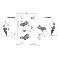 シマノ Y8ZG98050STーR7000ブラケット組右 Y8ZG98050 1個（直送品）